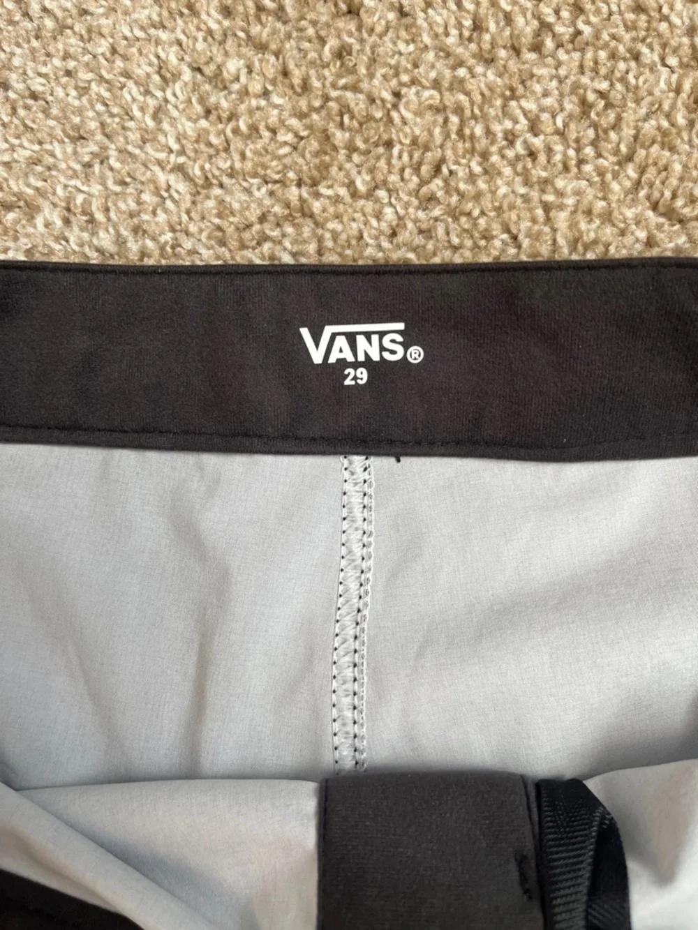 Vans Two-Tone Red and Gray Men's Boardshorts
